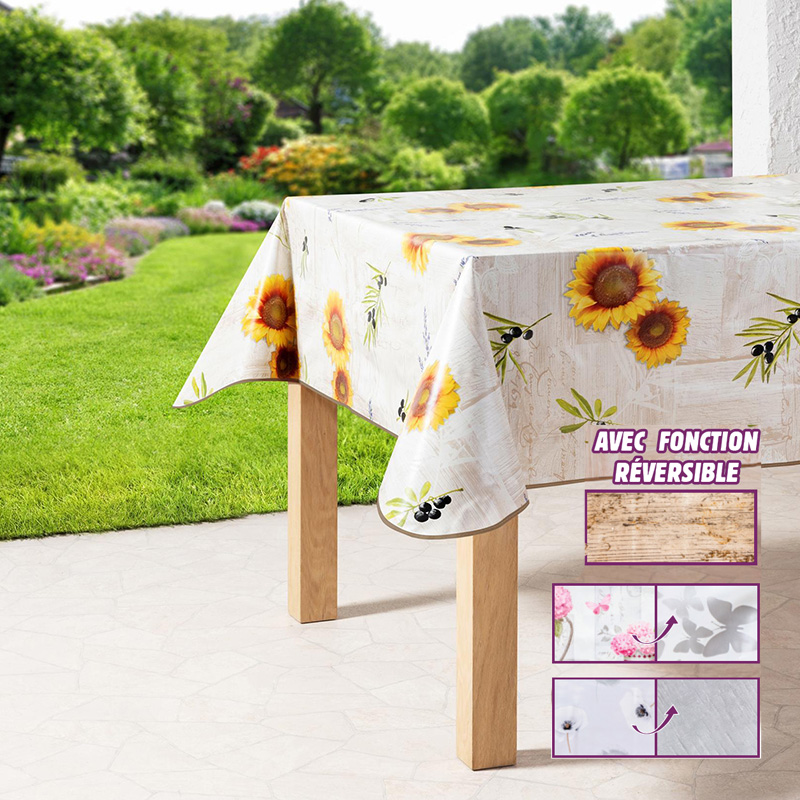 Nappe De Jardin Bardwil Seasons Oblongue 102x60 Cm - Motif Automne, Vinyle, Neuve