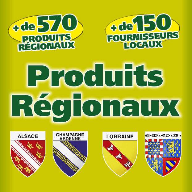 Nos produits régiaunaux !