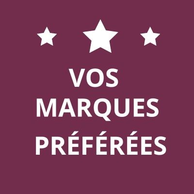 Vos marques préférées