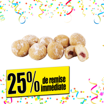 Mini beignets fourrés 