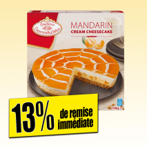 Coppenrath & Wiese Cheesecake aux  mandarines 