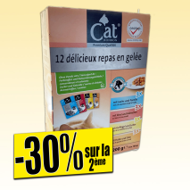 Cat bonbon 12 repas pour chats