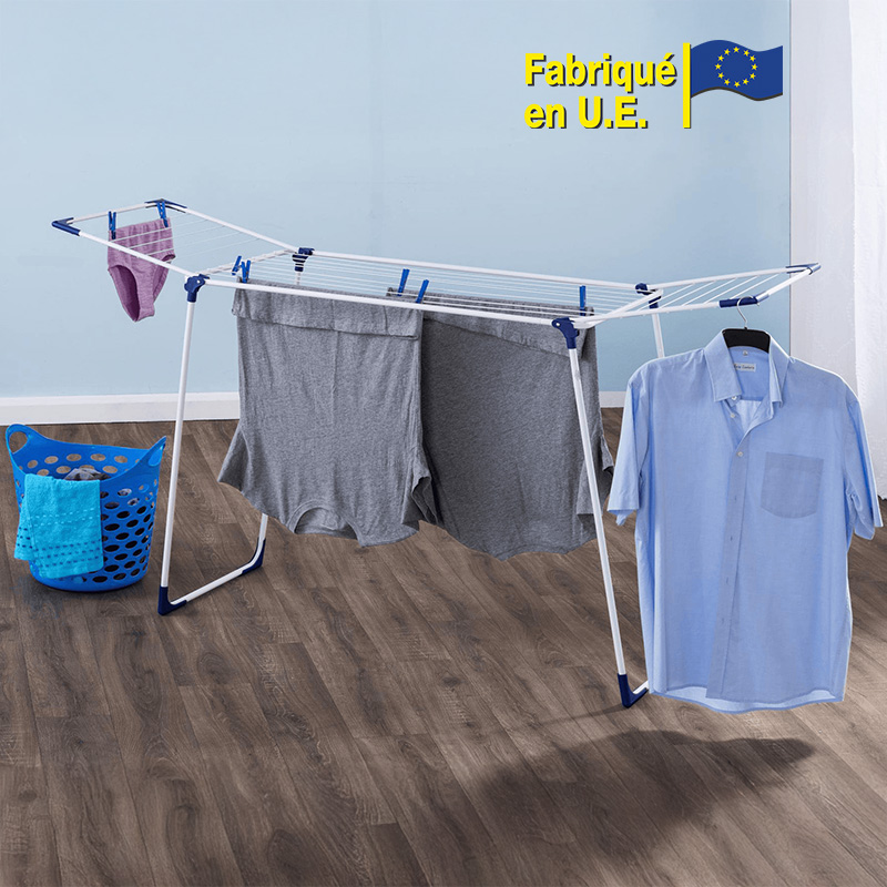 Balai Serpillère Pliable Auto-pressant - Pour Sols Humides/secs, Longueur Réglable 100-118 Cm