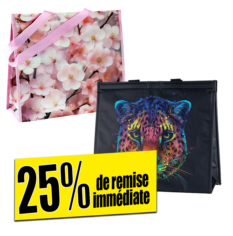 Sac Isotherme Réutilisable - Garde Le Chaud/froid 6h, étanche, Portable - Pour Pique-nique, Travail, Courses | Capacité 29x29x10 Cm